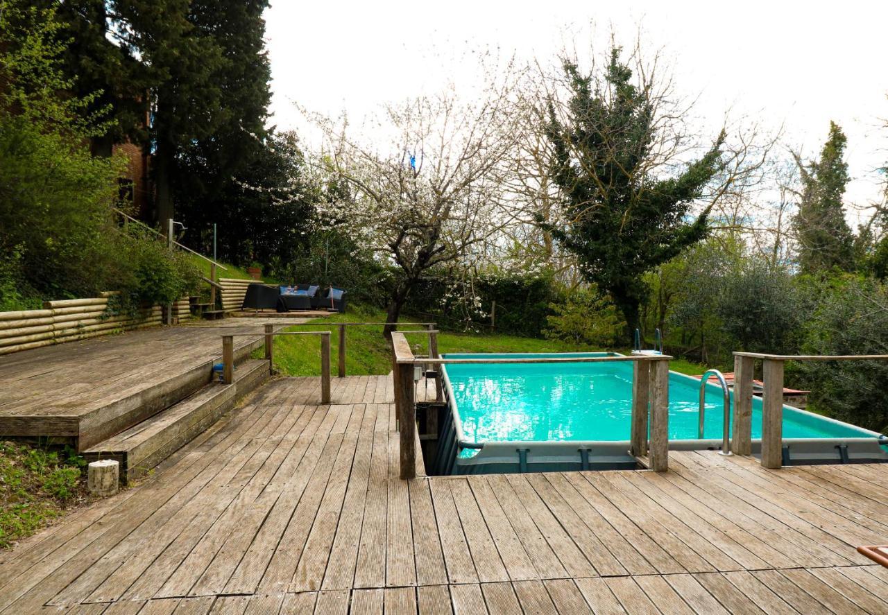 토리타디시에나 Casale Val D' Orcia- Relax E Lusso In Piscina 빌라 외부 사진